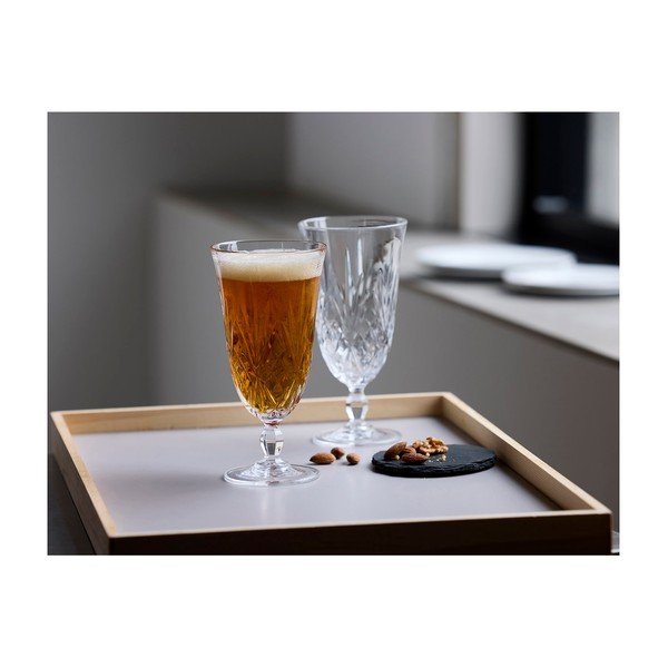 Sörös 
kristályüveg
 pohár szett 4 db-os 400 ml Melodia – Lyngby Glas-image-1