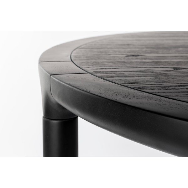 Kerek étkezőasztal kőrisfa dekorral ø 128 cm Storm – Zuiver-image-3