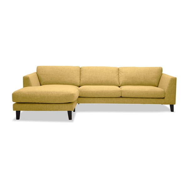 Monroe sárga kanapé baloldali fekvőfotellel - Vivonita