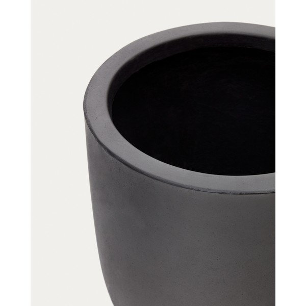 Beton kaspó ø 39 cm Aiguablava – Kave Home-image-1