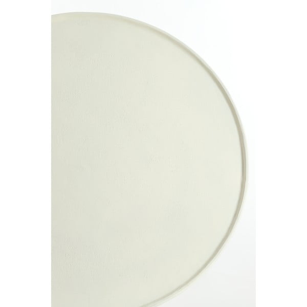 Krémszínű fém kerek dohányzóasztal ø 67,5 cm Babina – Light & Living-image-3