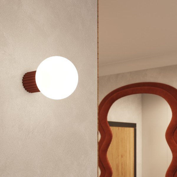 Narancssárga fali lámpa ø 12 cm Orbital – Sollux-image-4