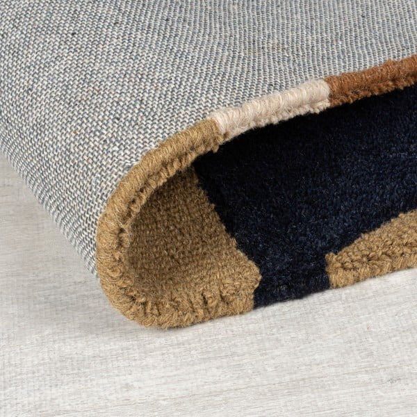 Terrakotta színű kézi szövésű gyapjú szőnyeg 120x170 cm Mia Arch – Flair Rugs-image-4