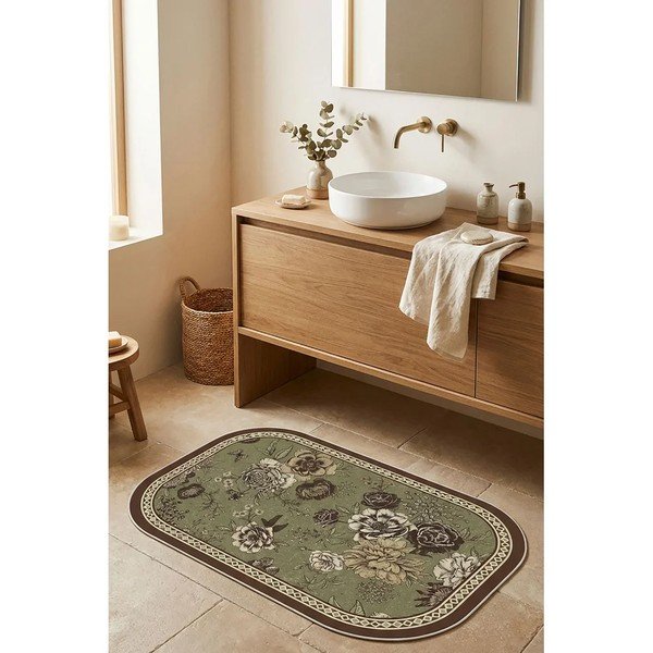 Zöld fürdőszobai kilépő 60x90 cm – Foutastic-image-3