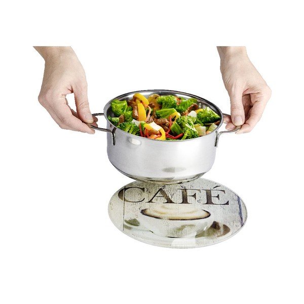 Café üveg edényalátét, ø 20 cm - Wenko-image-2