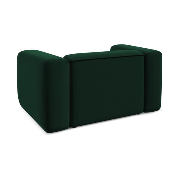 Sötétzöld bársony fotel Ekahi – Makamii-image-4