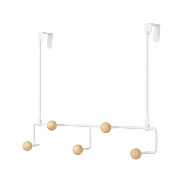 Fehér-natúr színű fém ajtófogas 39 cm Estique – Umbra-image-3