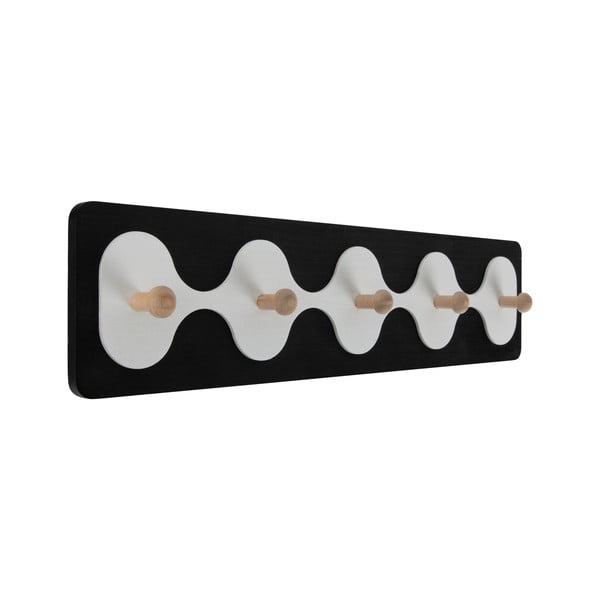 Fekete fali fogas 48 cm Rizar  – PT LIVING-image-2