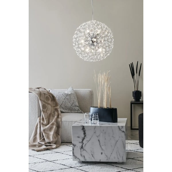 Ezüstszínű függőlámpa ø 50 cm Bolid – Markslöjd-image-1