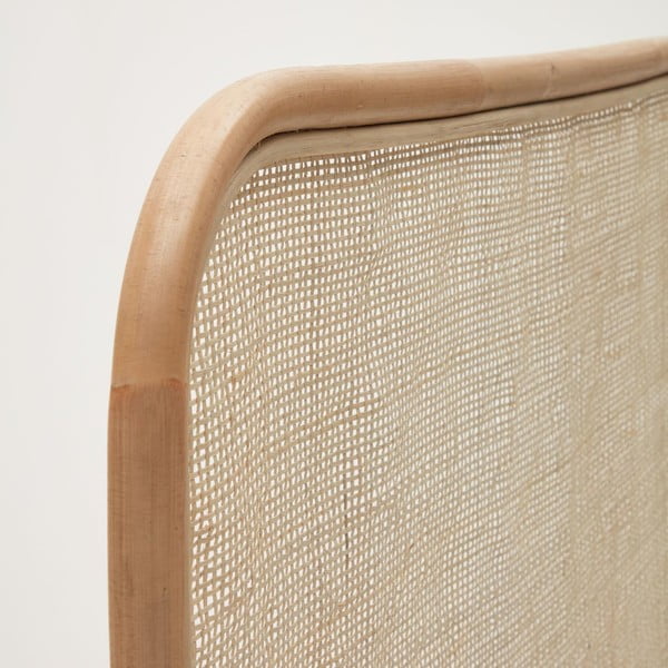 Natúr színű rattan ágytámla 98x110 cm Quiterie – Kave Home-image-3