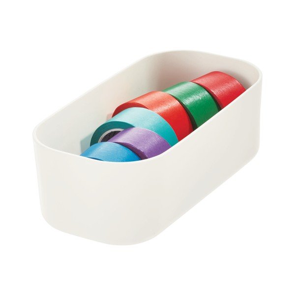 Eco fehér tárolódoboz, 9 x 18,3 cm - iDesign-image-1