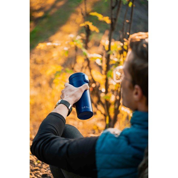 Fuori sötétkék thermo utazóbögre, 400 ml - Vialli Design-image-2