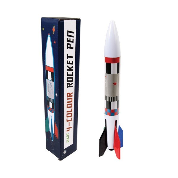 Space Age 4 színű rakéta alakú golyóstoll - Rex London