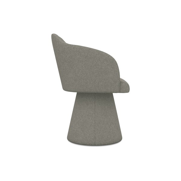 Szürke kárpitozott étkezőfotel Kanoa – Makamii-image-2