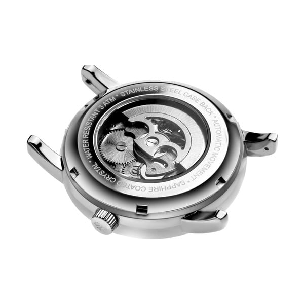 Randy férfi karóra, ezüstszínű rozsdamentes acélszíjjal - Walter Bach-image-4