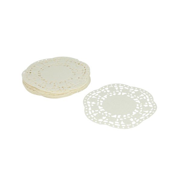 40 db-os fehér tortapapír szett, ø 11 cm - Metaltex-image-1