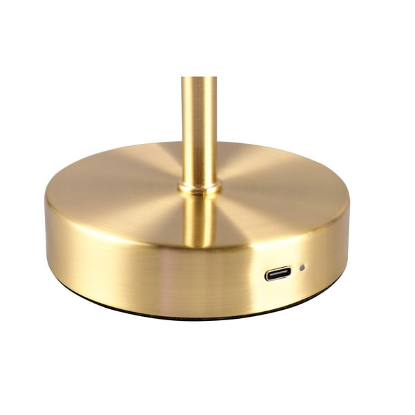 Aranyszínű LED dimmelhető asztali lámpa (magasság 30 cm) Jeff – Reality-image-3