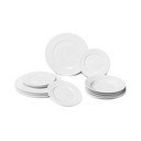 Imperio 12 db-os fehér porcelán tányér szett - Bonami Essentials