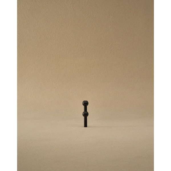 Matt fekete fém váza (magasság 10 cm) Nagel – STOFF Nagel-image-3