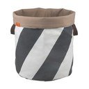 Szürke-krémszínű textil szennyeskosár 5 l Diagonal – Mette Ditmer Denmark