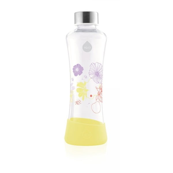 Flowerhead Daisy sárga üvegpalack, 550 ml - Equa