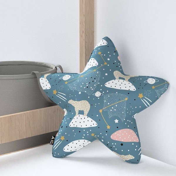 Gyerek párna Lucky Star – Yellow Tipi-image-1