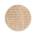 Krémszínű-natúr színű kerek kültéri-beltéri szőnyeg ø 160 cm Haringey Crouch – Ted Baker