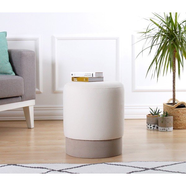 Fehér puff Ropp – Artie-image-1