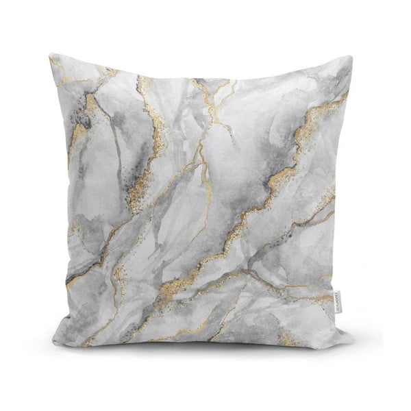 Marble With Hint Of Gold párnahuzat, 45 x 45 cm - Minimalist Cushion Covers