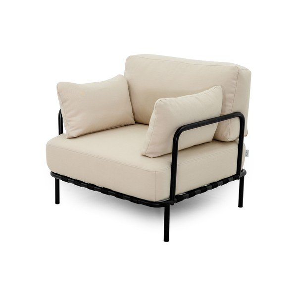 Bézs párnázott kerti fotel Salve – Sit Sit-image-3