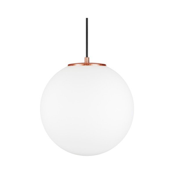 TSUKI L fehér függőlámpa rézszínű foglalattal, ⌀ 30 cm - Sotto Luce-image-2
