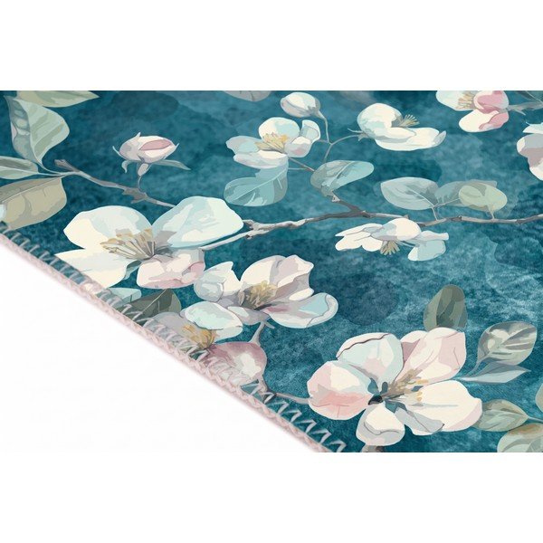 Kék mosható szőnyeg 50x80 cm Bloom – Vitaus-image-1