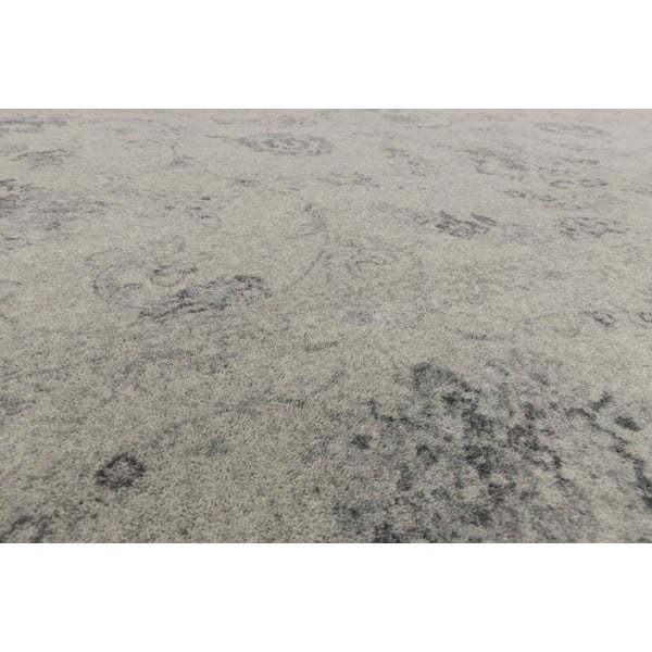 Bézs gyapjú szőnyeg 170x240 cm Calisia Vintage Flora – Agnella-image-4