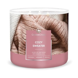 Cozy Sweater illatgyertya, égési idő 35 óra - Goose Creek