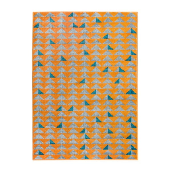 Montreal szürkés-narancssárga szőnyeg, 160 x 230 cm - Mazzini Sofas