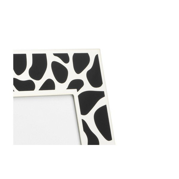 Fekete-fehér fém álló-fali képkeret 16,5x22 cm Leopard – Zilverstad-image-1