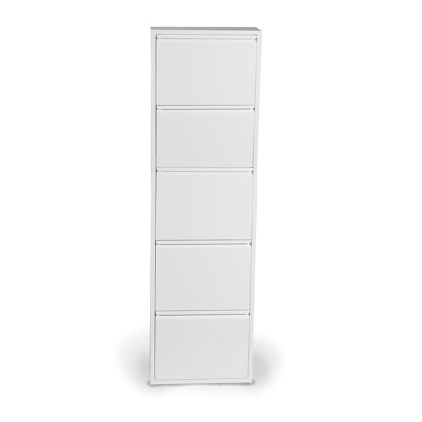 Alias fehér cipőtartó 5 billenő polccal - Evergreen House-image-3