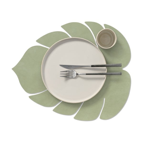 Öko bőr tányéralátét 35x42 cm Monstera Leaf Nupo – LIND DNA-image-1