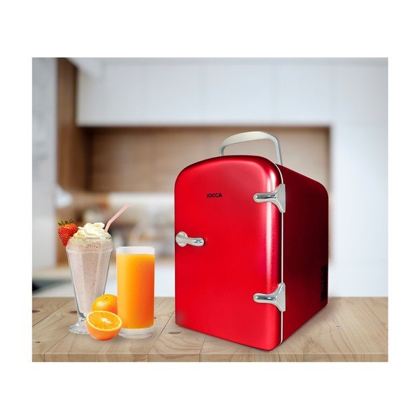 Mini piros hordozható hűtőszekrény - JOCCA-image-1