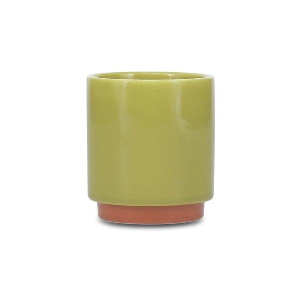 Zöld-narancssárga kőedény csésze 270 ml Duo – ONA