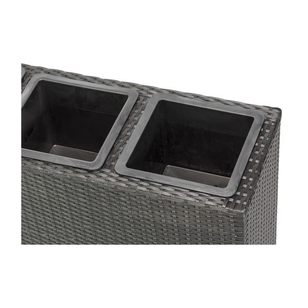 Patteo fekete kültéri virágtartó - Bonami Essentials-image-2