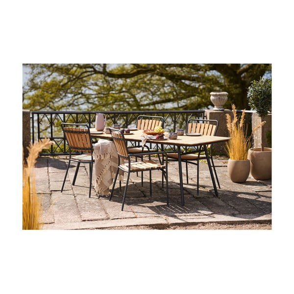 Világosbarna újrahasznosított pamut takaró 130x180 cm Adana – House Nordic-image-2