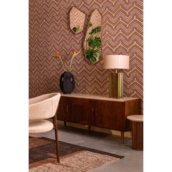 Fali tükör tömörfa kerettel 41,5x50 cm Bryn – Dutchbone-image-1