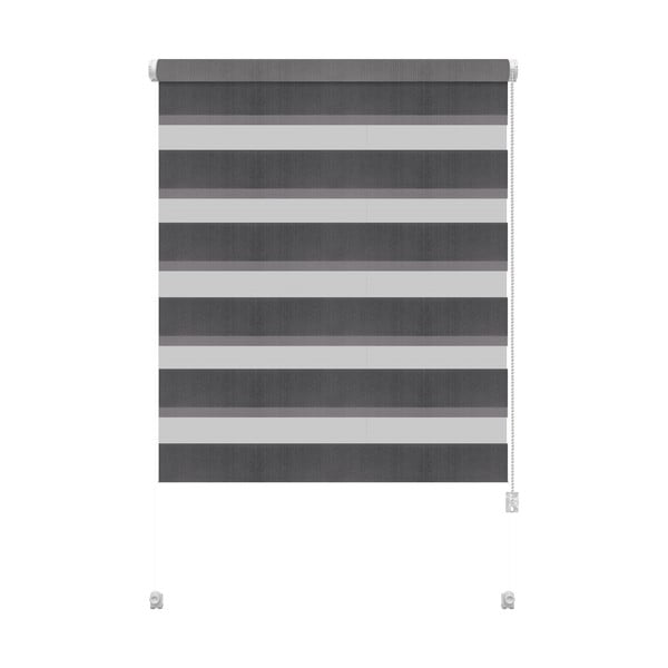 Sötétszürke nappali-éjszakai roló 68x215 cm Zebra – Gardinia