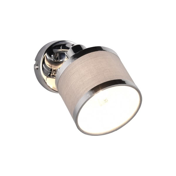 Bézs-ezüstszínű fali lámpa ø 10 cm Arosa – Trio-image-1