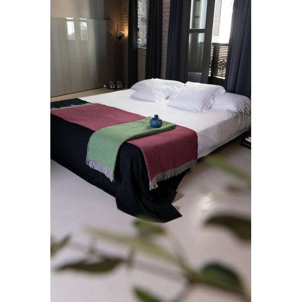 Jade borvörös pléd, 140 x 180 cm - Euromant-image-3