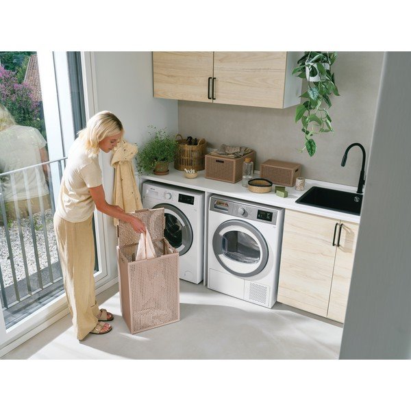 Törtrózsaszín fedeles újrahasznosított műanyag tárolódoboz 30x38x21 cm Kaya – Curver-image-4