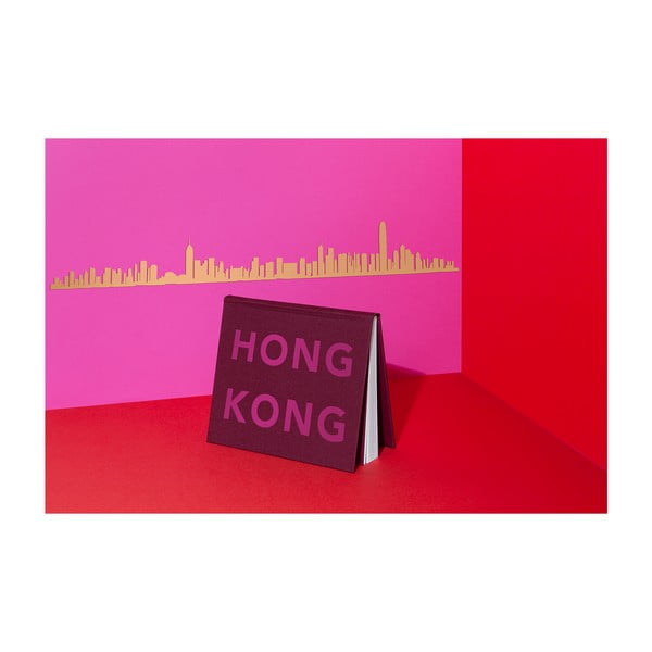 Hong Kong aranyozott város sziluett - The Line