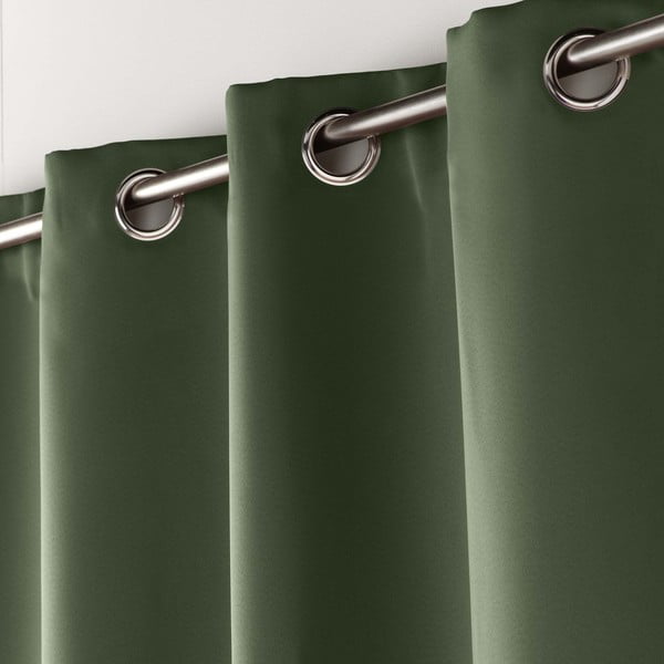 Khaki sötétítő függöny 135x280 cm Occult – douceur d'intérieur-image-1