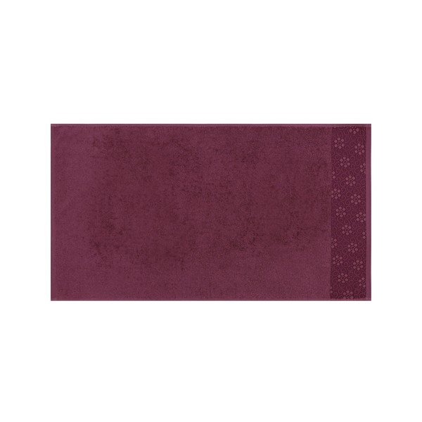 Grande 2 db-os sötétpiros törölköző szett 100% pamutból, 50 x 90 cm-image-4